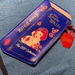 Besame Snow White 1937 Collection Icon Book Cosmetic Bag, Blue, NWT